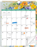 Wall Calendar 2026-2027, 18 Month Calendar from January 2026 to June 2027 14.5" x 11.8" Large Desk Calendar with Twin-Wire Binding for Home Office Planning Personal Organisers, Oil Painting Style by TinyTreasures Baby Boutique
