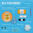 Cookie Box Crochet Kit for Beginners - Learn to Craft Amigurumi Stuffed Animals - Knitting Gift for Kids and Adults - Beginner-Friendly Yarn - Stitch-by-Stitch Video Tutorial - Leopard Leo by TinyTreasures Baby Boutique