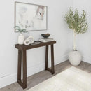 Plank+Beam Solid Wood Console Table, 36 Inch, Sofa Table, Narrow Entryway Table for Hallway, Behind The Couch, Living Room, Foyer, Easy Assembly, Walnut by CozyNest Decor
