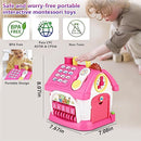 OKREVIEW Toys for 1+ Year Old Girls - Montessori Musical Toys for Toddlers Age 1-2, 8-in-1 Multi-Functional Music House with Sound, Lights, Music, Great Gifts for 1+ Year Old Girls Birthday Xmas by TinyTreasures Baby Boutique
