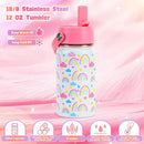 Unicorn Toys for Girls, Kids Gifts with Glowing Blanket, Water Bottle, Eye Mask, Headband, Crossbody Bag, Sunglasses - 12PCS Birthday Gift Toys for Girls 6-10+ by TinyTreasures Baby Boutique