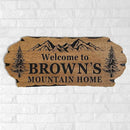 Personalized Cabin Sign - Rustic Wood Welcome Sign for Outdoor & Home Wall Decor - Customizable Farmhouse Decor, Backyard Sign & 3D Carving Wood Sign.3D carved decorative wooden plaques. by CozyNest Decor