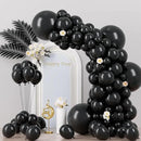 130pcs Black Balloons Different Sizes 18" 12" 10" 5" Party Latex Balloons for Birthday Graduation Baby Shower Anniversary New Year Holiday Party Decorations by CozyNest Decor