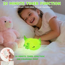 DREAMING MY DREAM Axolotl Night Light for Kids,Cute Axolotl Gifts lamp Rechargeable Light Table Bedside Lamp,LED Animal Silicone Nursery Night Lamp Cute Room Decor for Kids Girls Boys by TinyTreasures Baby Boutique