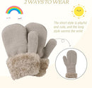 PESAAT Baby Girl Mittens Fleece Toddler Boy Mittens Warm Kids Winter Gloves Unisex Cold Weather Baby Gloves by TinyTreasures Baby Boutique