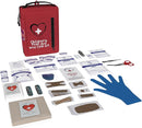 Portable First Aid Kit for Kids with CPR Shield - Ideal for Home, Car, School, Camping, and as a Travel First aid kit. Latex-Free Bandages – Children First Aid Guide by The Life Safety Pro by TinyTreasures Baby Boutique