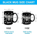 Hyturtle Personalized Jewelry Bee 2D Mug - Bee Keeper Gifts For Women Lovers Teacher - Honey Gifts For Beekeeper Farmer On Birthday - Queen Honeycomb Decor - Custom Coffee Cup Ceramic Mug 11 Oz 15 Oz by CozyNest Decor