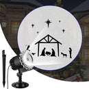 Tuanse Christmas Nativity Outdoor Projector Lights LED Flood Light Holiday with Stars for Xmas Party Garden Landscape Decoration by GreenHaven Gardens