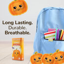 BioSwiss Bandages, Halloween Pumpkin Shaped Self Adhesive Bandage, Latex Free Sterile Wound Care, Fun First Aid Kit Supplies for Kids, 50 Count by TinyTreasures Baby Boutique