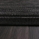 CAMILSON Indoor Outdoor Rug, 10x14 Bordered Dark Grey Black Modern Large Area Rugs for Indoor and Outdoor Patios, Kitchen and Hallway Mats, Washable Porch Deck Outside Carpet (Bordered Black, 10 x 14) by CozyNest Decor