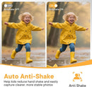 Digital Camera 4K 64MP - Vlogging Camera for Kids & Beginners | 18X Zoom Point and Shoot Camera Anti Shake, Compact with Flash, Gift for Boys Girls(White+Silver) by TinyTreasures Baby Boutique
