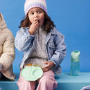 b.box Snack Containers for Kids, Toddler Snack Box Container, Reusable Small Bento Box for Lunch, School & Travel, Leak Proof, BPA free, Dishwasher Safe, Ages 4 months+ (Spearmint, 12oz capacity) by TinyTreasures Baby Boutique