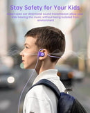 Kid Headphones for School, Air Conduction Open Ear Headphones, 3.5mm Jack Wired Cord, Ultra-Comfort, Ergonomic and Lightweight Design Perfect for School and Outdoor Activities-Purple by TinyTreasures Baby Boutique