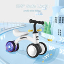 Colorful Lighting Baby Balance Bike Toys for 1 Year Old Boy Girl Gifts, 10-36 Month Toddler Balance Bike, No Pedal 4 Silence Wheels & Soft Seat First Riding on Toys, 1st Birthday Gifts by TinyTreasures Baby Boutique