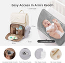 LOVEVOOK Diaper Bag Backpack, Baby Travel Bags for Boys & Girl, Toddler Waterproof Diaper Bag w/Changing Pad, Stroller Straps, Pacifier Case, Newborn Essentials Must Haves Mom by TinyTreasures Baby Boutique