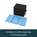 Ameda MYA Cool N Carry Portable Breast Milk Cooler Bag | Breastmilk Storage | Includes Insulated Cooler Bag & 3 Freezer Packs by TinyTreasures Baby Boutique