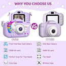Kids Camera Toys for 3 4 5 6 7 8 9 10 11 12 Years Old Boys/Girls, Kids Digital Camera for Toddler with Video, Birthday Festival for Kids, Selfie Camera for Child, 32GB TF Card by TinyTreasures Baby Boutique