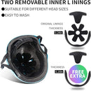 Adjustable Color Gradient Skateboard Helmet for 3-5-8-14+Ages【Toddler Kids Youth Adult】 Girls Boys Woman.Bike Helmet for Multi-Sports Cycling Bicycle Scooter Inline Roller Skate Rollerblading by TinyTreasures Baby Boutique