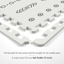 Baby Foam Play Mat, PIGLOG 72x48 Baby Crawling Mat, Floor Mats for Kids for Infants with Interlocking Tiles, Toddler Playmats for Indoor and Outdoor, Easy to Clean Playroom Mats, (Symbol+Bohemia) by TinyTreasures Baby Boutique