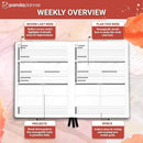 Panda Planner Pro 2025-2026 – Daily, Weekly & Monthly Planner for Productivity – Large 8.5x11 Undated Day Planner, Goal Planner, Project Organizer & Habit Tracker Notebook – Orange by TinyTreasures Baby Boutique