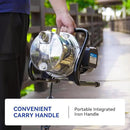 Acquaer 1 HP Portable Shallow Well Garden Pump, Stainless Steel, 998 GPH, 115V Sprinkler Water Transfer Draining Irrigation Pump for Water Removal/Lawn Garden by GreenHaven Gardens