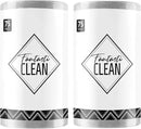 Fantasticlean Microfiber Cleaning Cloth Roll -150 Sheets, Tear Away Microfiber Towels, 12" x 12", Reusable Washable, Ultra Absorbent Dish Rags for Car, Home, Garage or Shop (2 Rolls of Grey) by CozyNest Decor