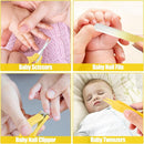 Baby Healthcare and Grooming Kit for Newborn Kids, 24PCS Upgraded Safety Baby Care Kit, Newborn Nursery Health Care Set, Baby Care Products (Yellow) by TinyTreasures Baby Boutique