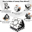 URMYWO Black and White Tummy Time High Contrast Newborn Toys 0-3 Months, Soft Baby Book, Visual Stimulation Montessori Sensory Infant Toys 0-6-12 Months, Shower Gift for Boys Girls by TinyTreasures Baby Boutique