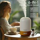 Essential Oil Diffuser, Quiet 6-in-1 Premium Humidifier, 100ml Small Aromatherapy Diffuser with Auto Shut-Off Function, Ultrasonic Diffusers for Essential Oil by TinyTreasures Baby Boutique