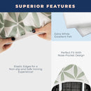 Ironing Board Cover and Pad Extra Thick Heavy Duty Padded 4 Layers Non Stick Scorch and Stain Resistant 15x54 and 3 Fasteners Elastic Edge with Bonus Protective Scorch Mesh Cloth by CozyNest Decor