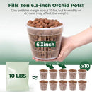 T4U Leca Clay Pebbles for Plants, 10 LBS 10-20 mm Clay Balls for Indoor Plants, Natural Clay Pebbles for Orchid Potting Mix, Hydroponic, Leca Pots, Plant Drainage, Garden Soil by GreenHaven Gardens