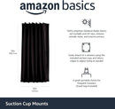 Amazon Basics Portable Blackout Curtain Shade with Suction Cups, 50" W x 78"L, 1-Pack, Black by TinyTreasures Baby Boutique