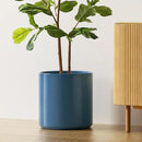 LE TAUCI 12 Inch Pots for Plants, Ceramic Large Plant Pot for Indoor Plants, Mid-Century Modern Flower Planter Pots with Drainage Hole and Removable Plug, Round Planter Pot, Reactive Glaze Blue by CozyNest Decor