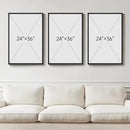 Large Framed Abstract Wall Art for Living Room, Set of 3 Modern Canvas Prints Painting Artwork for Walls, Black Green and Gold Brush Stroke Pictures for Hallway Dining Room Office Wall Decor 24x36 In by CozyNest Decor