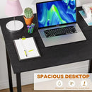 PayLessHere | 32 Inch Computer Desk | Black | Office Desk with Metal Frame, Adjustable Feet | Water-Resistant, Scratchproof Surface | Sturdy Writing Table for Home Office or Study | Pack of 1 by CozyNest Decor