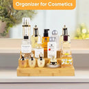 Bamboo Spice Rack Organizer for Cabinet 3 Tier Countertop Step Spice Shelf for Kitchen Storage and Organizer (2 Pack, Cabinet) by CozyNest Decor