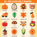 ZOIIWA 16 Sets Fall Sewing Kit Autumn DIY Stuffed Craft Kit Fall Pumpkin DIY Sewing Set for Kids Thanksgiving Felt Ornaments Decorations for Beginners Educational Craft Toys Gifts for Boys Girls by TinyTreasures Baby Boutique
