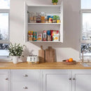 FIMELLO 30" Laundry Room Cabinets Wall Mounted,White by CozyNest Decor