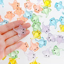 60 Pcs Miniature Sting Ray Figurines Mini Manta Ray Figure Realistic Resin Sting Ray Cake Topper Mini Sting Ray Sea Animal Figurine for Fairy Garden Micro Landscape Decor Cake Topper by GreenHaven Gardens