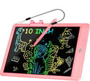 Decute Kids Toys LCD Writing Tablet with Stylus, 10 Inch Erasable Toddlers Doodle Board, Reusable Drawing Pad for Kids, Educational Christmas Birthday Gift for 3 4 5 6 7 8 Girls Boys Toddler Pink by TinyTreasures Baby Boutique