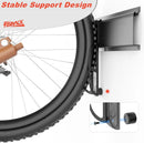 TORACK Wall-Mounted Swivel Bike Rack, Garage Vertical Bike Hangers for 3 Bikes and 3 Helmets Rotating Bike Storage Hooks Holds Up to 300 lbs by GreenHaven Gardens