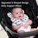 KAKIBLIN Baby Travel Pillow for Head and Neck, Upgraded Baby Support Pillow, Baby Neck Pillows for Car Seat,Pushchair,Travel, Grey by TinyTreasures Baby Boutique
