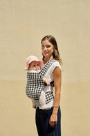 GROWNSY Baby Carrier Newborn to Toddler, Ergonomic Baby Toddler Carrier Slings Wraps with Head Support, Easy to Wear, Infant Carrier Baby Gift, Travel and Hiking Friendly,for 7 to 44 lb(Houndstooth) by TinyTreasures Baby Boutique