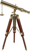 Vintage Brass Telescope on Tripod Stand use Lens Antique Desktop Brass Telescope Royal Antique Finish Spyglass Nautical Beautiful On Wooden Tripod Stand by TinyTreasures Baby Boutique