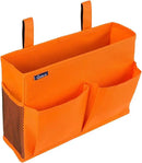 Surblue Caddy Hanging Organizer Bedside Storage Bag for Bunk and Hospital Beds, Orange, Small by CozyNest Decor