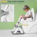 Potty Training Seat, Upgrade Toddler Toilet Seat for Kids Boys Girls, 2 in 1 Potty Training Toilet for Kids, Splash Guard Anti-Slip Pad Step Stool（Upgraded Cushion） by TinyTreasures Baby Boutique
