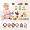 Baby Toys 6 to 18 Months, 8 in 1 Montessori Toy Set, Educational Learning Toy for Toddlers Babies Sensory Toys Newborn Infant Gifts for Boys & Girls by TinyTreasures Baby Boutique
