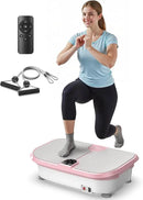 FEIERDUN Vibration Plate Exercise Machine, 400 LBS Capacity Vibration Plate for Lymphatic Drainage, Max Space for Whole-Body Workout & Relaxation at Home by CozyNest Decor