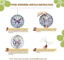 Metal Wind Spinners - Hummingbird 12 inch 3D Stainless Steel Hanging Wind Spinner Metal, Gifts for Women Mom Grandma Wife, for Indoor/Outdoor Decor, Yard Art, Garden Decoration by GreenHaven Gardens