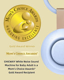 2025 Mom's Choice Awards, Portable Sound Machine for Baby Adult, AI Cry Detection, 18 Soothing Sound, Bluetooth Rechargeable White Noise Machine for Home Office Travel, Nursery Light, Blue by TinyTreasures Baby Boutique